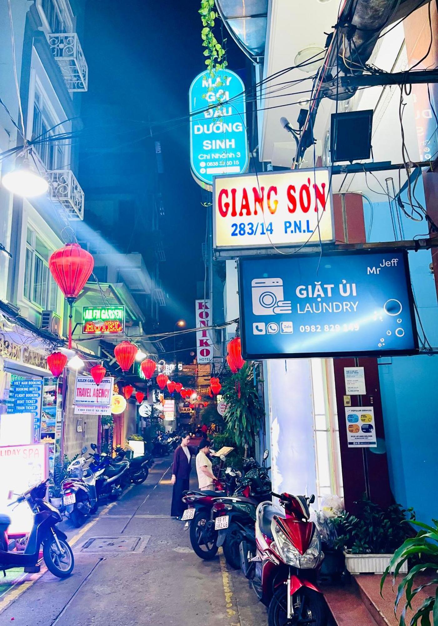 Giang Son Hotel江山民宿范五老区酒吧街胡志明市 Cidade de Ho Chi Minh Exterior foto